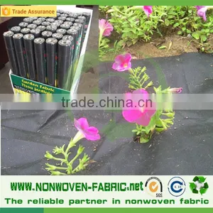 40-80gsm Black Nonwoven Weed Control, Erosion Control Mat thumbnail-1