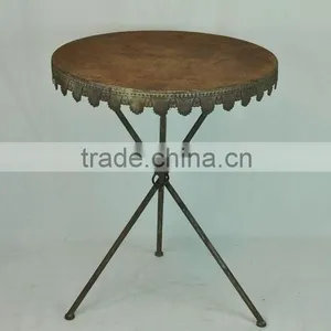 Vintage Industrial Outdoor Metal Furniture & Iron Table thumbnail-1