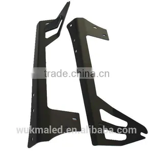 For Jeep Wrangler TJ JK Upper Windshield 50" LED Light Bar Mounting Brackets thumbnail-1