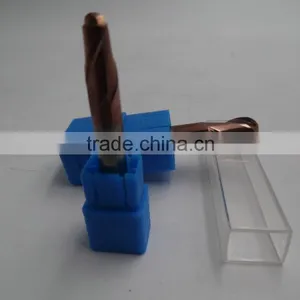 Cheap China 6mm Cutting Dia 50mm HRC45 2 Flutes Carbide Ball Nose End Mill Supplier's Choice thumbnail-3