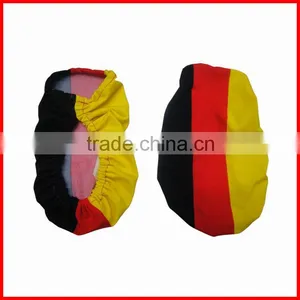 Stretch Fabric Car Wing Cover,Germany Flag Mirror Cover,black Red Yellow Flag Cover thumbnail-3