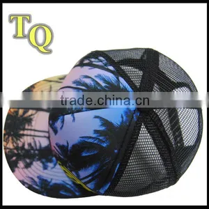 2015 Custom Sublimation Printing Mesh Snapback Trucker Caps Wholesale thumbnail-1