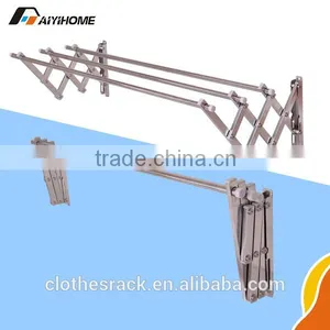 Wall Mount Extendable Clothes Rack,Stainless Steel,Customized thumbnail-5