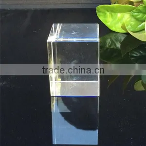 New Products 2016 Special Price Clear Blank Transparent Crystal Plaques/blocks/cubes thumbnail-2