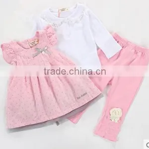 Baby Girl Clothing Set/baby Girl Wear 3 Pcs Set for 2015 thumbnail-4