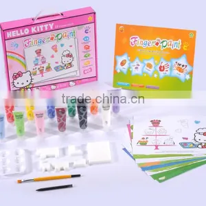 Funny Item 4 Color Friendly Material Child Toy Finger Painting Set Toy thumbnail-4