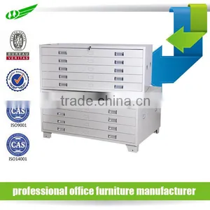 2 Section 10 Drawers Assembled Steel Plan Cabinet thumbnail-1