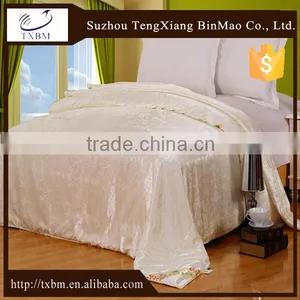 2015 Luxury 100%silk Quilt by Handmade, 100%cotton Jacquard Cover thumbnail-1