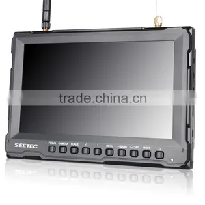 8 Inch Small Fpv Screen 32ch 5.8g Wireless Video and DC Output Portable Built in Battery Dji F450 thumbnail-6