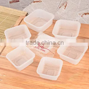 BAKEST New PP Material Milky White Square Shape Mooncake Tray thumbnail-4