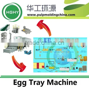Rotary Waste Paper Pulp Egg Tray Machine Molded Pulp thumbnail-2
