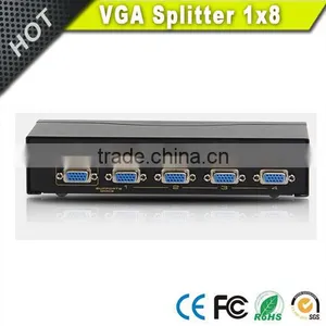 8 Port VGA Video Splitter - 1 in to 8 Out - 1 Pc to 8 Monitors thumbnail-1