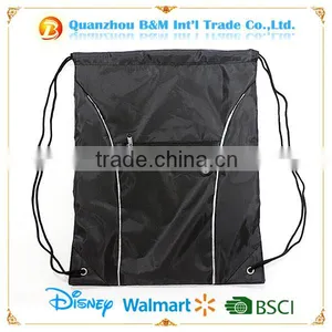 Sublimation Drawstring Backpack GYM Bag With Front Zipper Pocket thumbnail-1