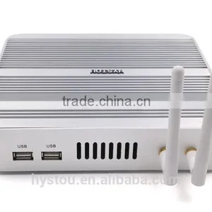 Wholesale New Product Fanless Mini Desktop Computer i3 6100u Barebone Industrial Embedded Mini ITX Intel NUC thumbnail-3
