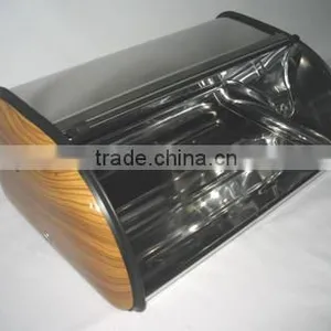 Stainless Steel Yellow Bread Box thumbnail-1