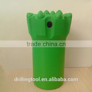 High Strength Alloy Steel Drilling Bit,Theaded Button Bit,T38, Diameter 89mm, Spherical, Front 4*13mm, Gauge 8*13mm thumbnail-1