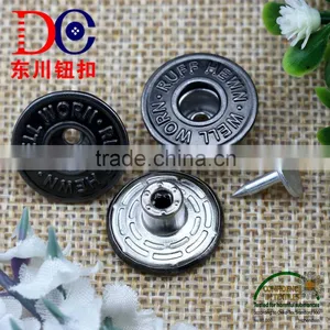19MM Single Pin Jeans Men's Buttons for Pants thumbnail-4