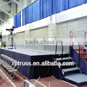 Temporary Stage Podium With 4x4 and 4x8 Platform thumbnail-1
