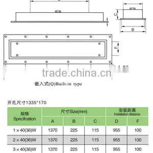 BHY Hot Sell China Supplier Ex Cleaning Fluorescent Lamp thumbnail-2