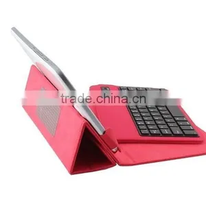 7-10 Inch Tablet pc Universal Bluetooth Keyboard With Leather Case for Android Win IOS System Bluetooth 3.0 thumbnail-5