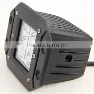 12W 12V Led Work Light With Flush Mount for SUV, Jeep, Offroad High Quality Truck Lights thumbnail-4