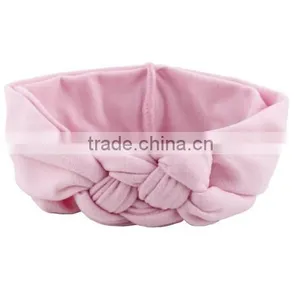 New Toddler Kids Girls Baby Red Elastic Knot Cross Hair Decor Headband Hair Band thumbnail-5