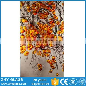 Customized Pattern Fusing Float Glass Painting Pictures Of Fruits thumbnail-1