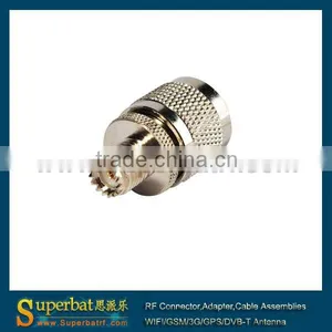 UHF-Mini-UHF Adapter UHF Plug to Mini-UHF Jack Straight Gps Antenna Adapter thumbnail-1