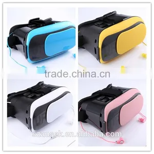 VR Box 3.0 3d Virtual Reality Glasses vr Headset With Earphone for Mobile Phones for 3.5inch to 6 Inch thumbnail-2