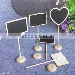 Creative Mini Blackboard Inserted Card Standard Price Tag Floral Decoration Inserted Card Seat License thumbnail-2