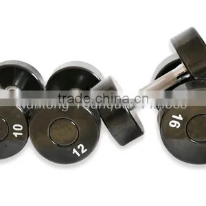 Wholesale Crossfit Gym Equipment PU Dumbbell / Poly Urethane Dumbbell Quality Choice thumbnail-3