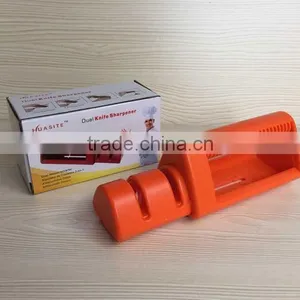 Best Sellingl Dual Knife Sharpener / Folding Kitchen Sharpener / Double Head Sharpener thumbnail-1