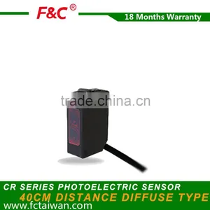 40cm Sensing Range Small Retangular PNP Diffuse Photoelectric Sensor thumbnail-1