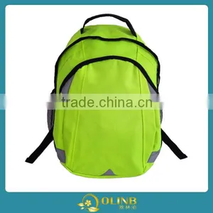 Large Capacity Bag;Fluorescence Green Cool Special Safe Design Reflective Backpack;School Bag High Visibility Backpack thumbnail-2