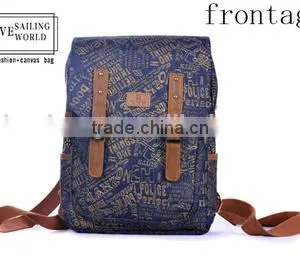 Large Capacity Unisex Handmade Canvas Laptop Bag & Backpack thumbnail-1