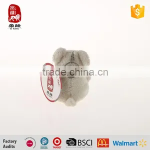 Plush Teddy Bear Keychain Wear Bow Tie China Manufacture thumbnail-5