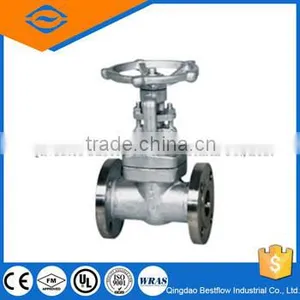 Double Flanged Industrial Cast Steel Gate Valve thumbnail-1