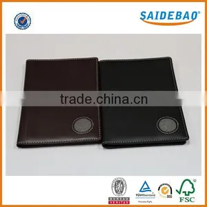 Dongguan Factory Direct Custom High-quality Leather Passport Holder With Multi-function Pocket and Customized Logo thumbnail-1