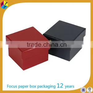 Red Rigid Paper Cardboard Packaging Tiered Boxes thumbnail-3