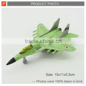Miniature Pull Back Metal Toy Die Cast Plane With Sound thumbnail-5