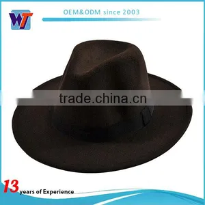 Blank Promotional Short Brim Felt Hat thumbnail-4
