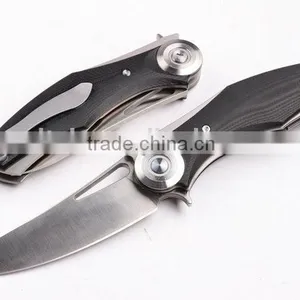 OEM Titanium Alloy and G10 Handle Material Knife With Black Gift Box thumbnail-1