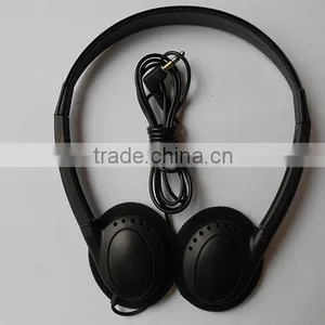 Headband Style Cheap Disposable Bus Headphones Manufacturer thumbnail-1