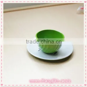 Melamine Tea Cup Saucer, Custom Printed Tea Cup and Saucer thumbnail-1