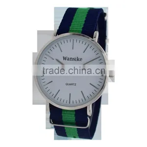 Hot Selling Men's Slim Watch With Nylon Watch Bands thumbnail-3
