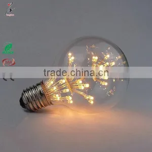LED Edison Filament Light Bulb G80 E27 Firework Lamp Energy Saving Home Decor Lamp thumbnail-1