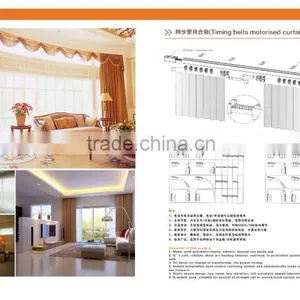 Remote Control Curtain Pulley With Wheel for Track Accessories thumbnail-3