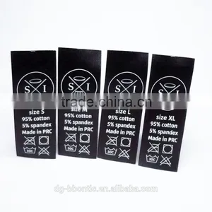 Black Care Label For Garment thumbnail-5