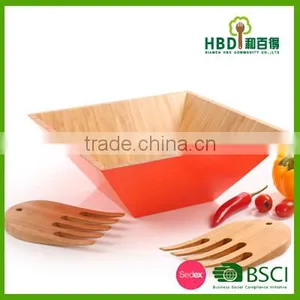 Orange Color Salad Bowl thumbnail-3
