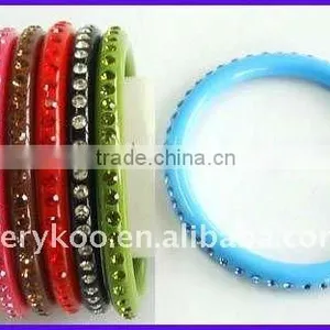 Popular Crystal Plastic Resin Bangles(FCH-10657) thumbnail-1